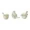 Hello Honey® Assorted White & Blue Reactive Glaze Stoneware Bird Décor